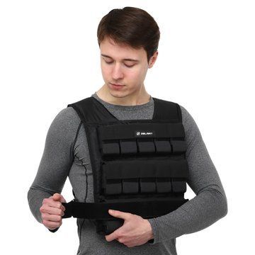 Жилет утяжелитель с регулируемым весом Zelart WEIGTH VEST TA-7815-30 вес-1-30кг черный TA-7815-30 фото