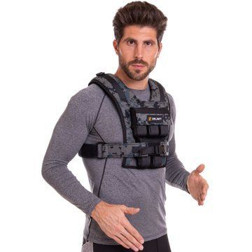 Жилет утяжелитель с регулируемым весом Zelart WEIGTH VEST TA-7817-10 вес-1-10кг камуфляж TA-7817-10 фото