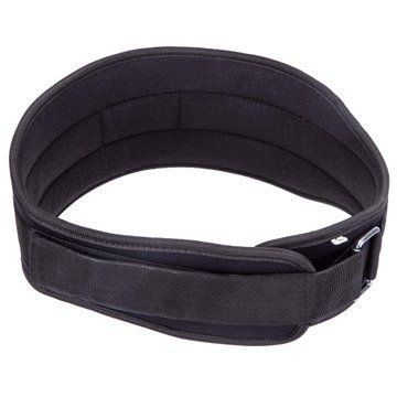 Пояс атлетический текстильный Zelart SB-165447 спинка-14см размер XS-XXL черный SB-165447 фото
