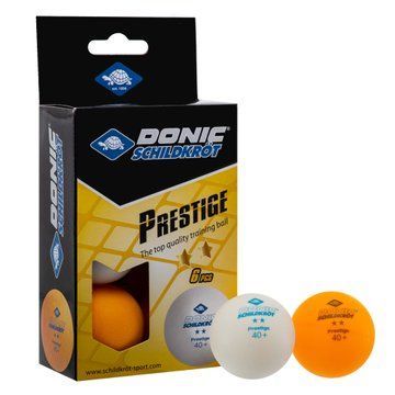 Набор мячей для настольного тенниса 6штук DONIC PRESTIGE MT-608523 2star разноцветный MT-608523 фото