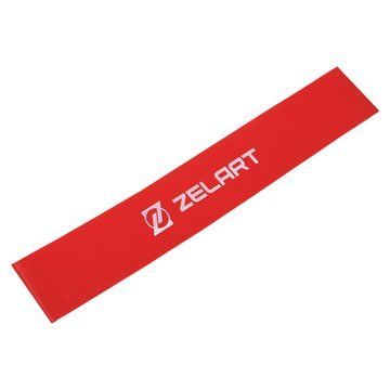 Резинка для упражнений лента сопротивления LOOP BANDS Zelart FI-6220-4 М червоний FI-6220-4 фото
