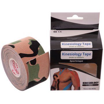 Кінезіо тейп для обличчя та тіла Kinesio tape SP-Sport BC-0474-3_8 розмір 3,8смх5м кольори в асортименті BC-0474-3_8 фото