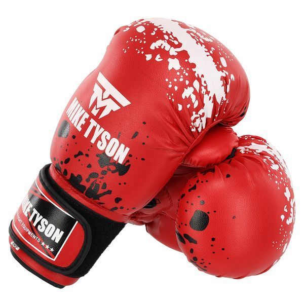 Перчатки боксерские на липучке PVC MIKE TYSON MA-4263 10-14унций цвета в ассортименте 10 унции MA-4263 фото