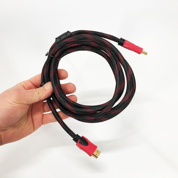 Кабель Hdmi / Hdmi усиленный в обмотке 3 м ws39587 фото