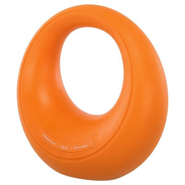 Гиря цільна з TPR покриттям Star Moon SP-Sport SC-80145-15LB вага 6,8 кг кольори в асортименті SC-80145-15LB фото