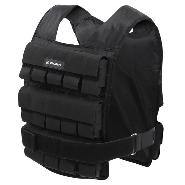 Жилет утяжелитель с регулируемым весом Zelart WEIGTH VEST TA-7815-30 вес-1-30кг черный TA-7815-30 фото