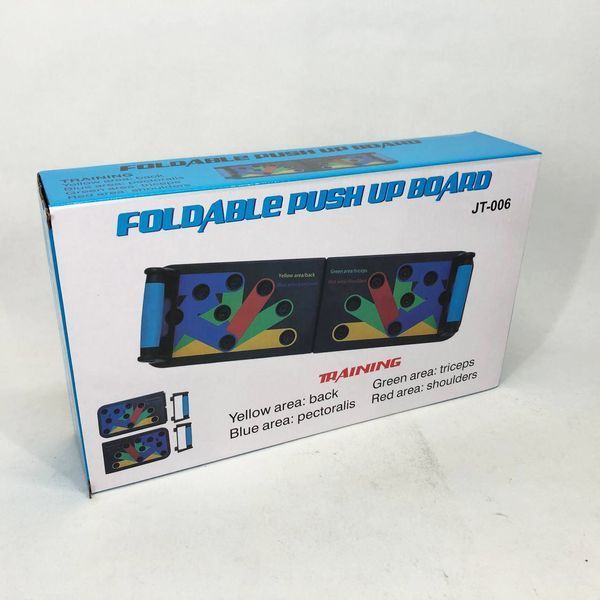 Тренажер для отжиманий Foldable Push Up, портативный тренажер для отжиманий, платформа для отжимания ws84286 фото