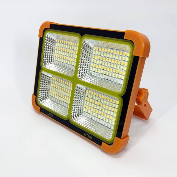 Потужний ліхтар - прожектор із сонячною панеллю та функцією Power bank Solar LED light 12000 mAH ws43433 фото