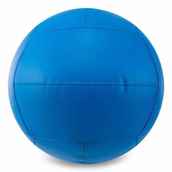 Мяч набивной медицинский для кроссфита WALL BALL Zelart FI-5168-10 10кг черный-синий FI-5168-10 фото