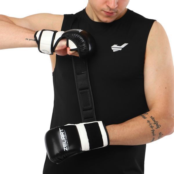 Перчатки Крабы спаринговые для MMA Zelart BO-4612 S-XL цвета в ассортименте M BO-4612 фото