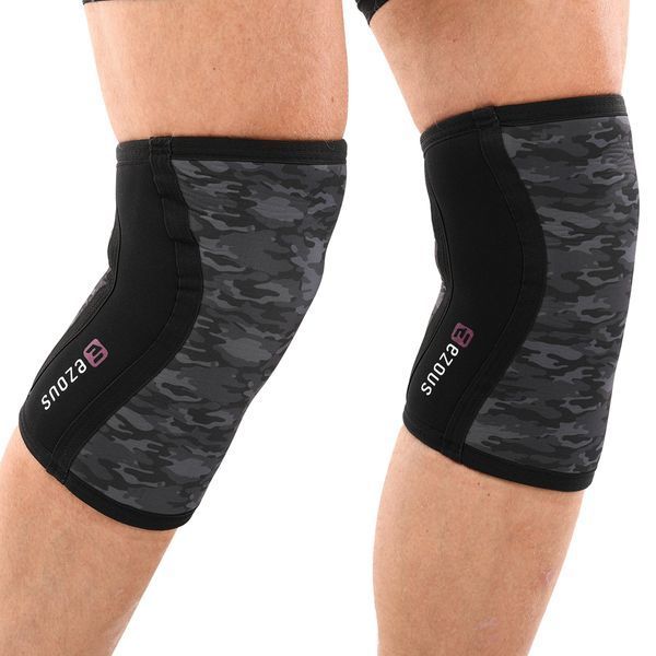 Наколенники для приседа и пауэрлфтинга 2штуки CROSSFIT KNEECAP EZOUS A-05 S-XL камуфляж M A-05 фото