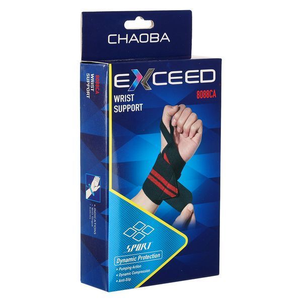 Бинты кистевые для жима STRENGTH WRIST WRAPS EXCEED 8088CA 2штуки черный 8088CA фото