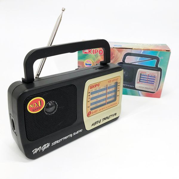 Радиоприёмник KIPO KB-408 AC мощный радио FM c usb питание от батарейки R20 или от сети ws46967 фото