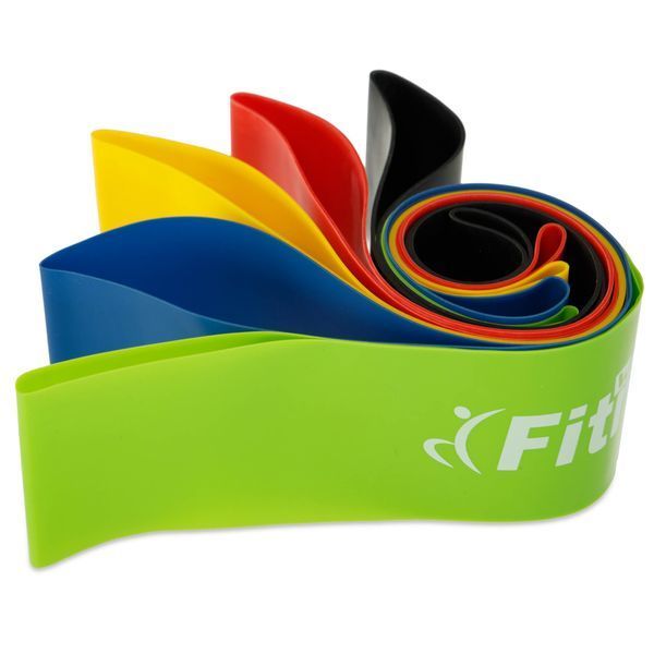 Набор резинок для упражнений ленты сопротивлений LOOP BANDS World Fitness FI-2184 5шт цвета в ассортименте FI-2184 фото