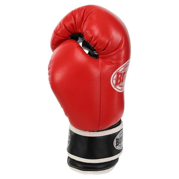 Рукавиці боксерські на липучці шкіряні BOXER 2023 10-12унцій кольори в асортименті 10 унції 2023 фото