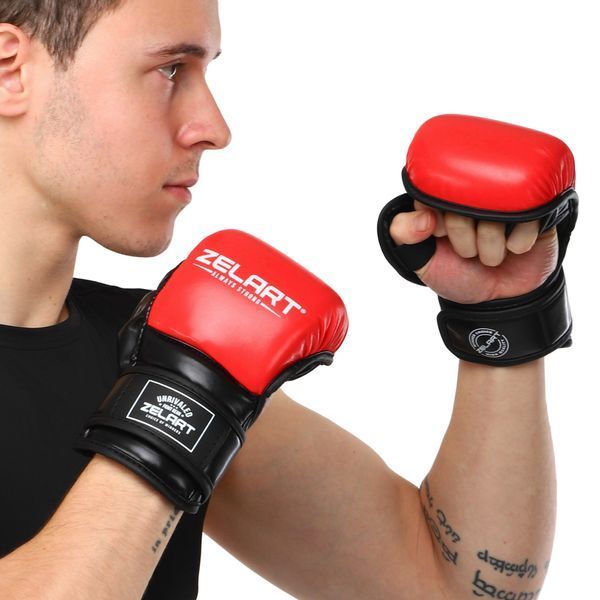 Перчатки Крабы спаринговые для MMA Zelart BO-4612 S-XL цвета в ассортименте M BO-4612 фото