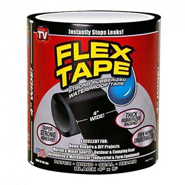 Водонепроницаемая изоляционная сверхпрочная скотч-лента Flex Tape 10 см ws89651 фото