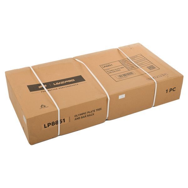 Стойка вертикальная для блинов дисков и грифов передвижная LiveUp LP8851 размер-68х66,5х131см черный LP8851 фото
