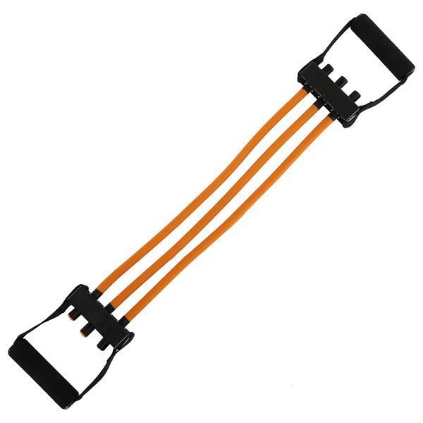 Эспандер трубчатый с ручками SP-Sport Resistance Band 8021-4 нагрузка-18кг длина-75см желтый 8021-4 фото