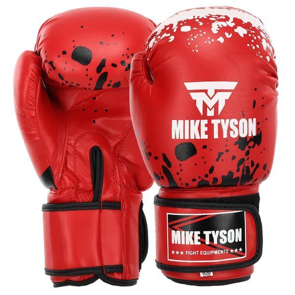 Перчатки боксерские на липучке PVC MIKE TYSON MA-4263 10-14унций цвета в ассортименте 10 унции MA-4263 фото