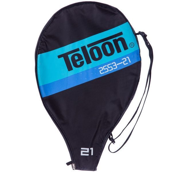 Ракетка для великого тенісу дитяча TELOON 2553-21 5-7років 21' синій-блакитний 2553-21 фото
