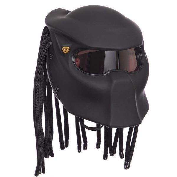 Мотошлем интеграл (full face) Хищник (Predator) AKFOX M-2278 L-XL черный M-2278 фото