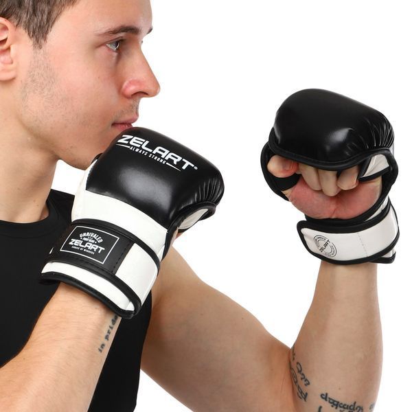 Перчатки Крабы спаринговые для MMA Zelart BO-4612 S-XL цвета в ассортименте M BO-4612 фото