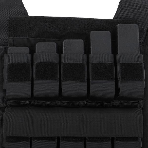 Жилет утяжелитель с регулируемым весом Zelart WEIGTH VEST TA-7815-30 вес-1-30кг черный TA-7815-30 фото