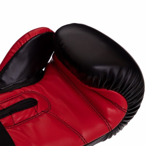 Перчатки боксерские на липучке PU UFC PRO Compact UHK-69998 S-M красный-черный UHK-69998 фото