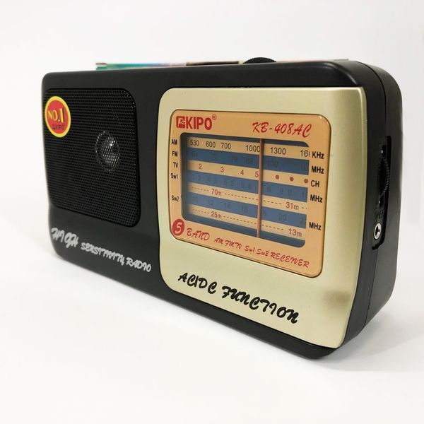 Радиоприёмник KIPO KB-408 AC мощный радио FM c usb питание от батарейки R20 или от сети ws46967 фото