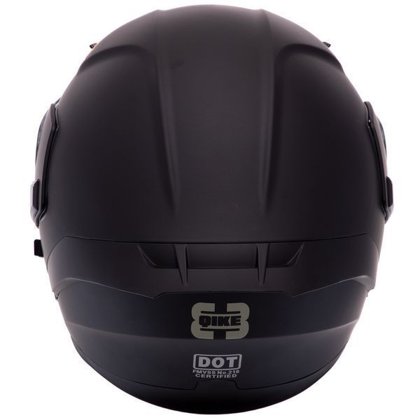 Мотошлем модуляр (flip-up) QKE M-8525 M-XL черный L M-8525 фото