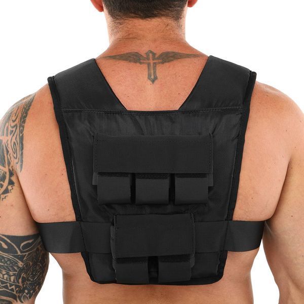 Жилет обважнювач з регульованою вагою Zelart WEIGTH VEST TA-7815-10 вага-1-10кг чорний TA-7815-10 фото