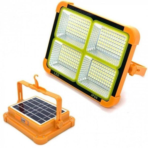 Потужний ліхтар - прожектор із сонячною панеллю та функцією Power bank Solar LED light 12000 mAH ws43433 фото