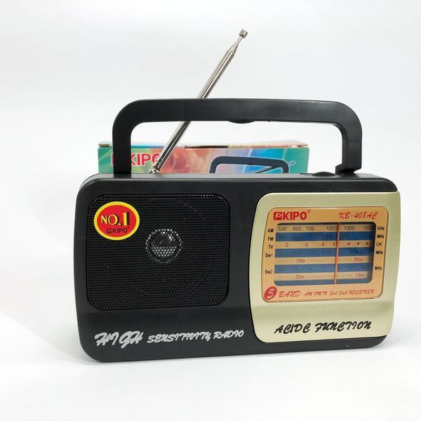 Радиоприёмник KIPO KB-408 AC мощный радио FM c usb питание от батарейки R20 или от сети ws46967 фото