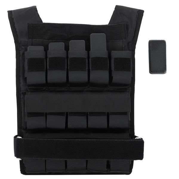 Жилет утяжелитель с регулируемым весом Zelart WEIGTH VEST TA-7815-30 вес-1-30кг черный TA-7815-30 фото