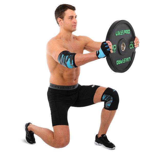 Бамперные диски резиновые Bumper Plates LiveUp LP8331-10 o50.5мм 10кг черный LP8331-10 фото