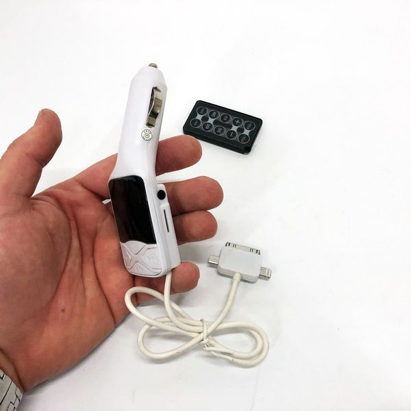Автомобильный FM Трансмиттер модулятор CM I19A SD/Usb, Фм трансмиттер модулятор блютуз в прикуриватель ws33522 фото