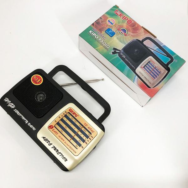 Радиоприёмник KIPO KB-408 AC мощный радио FM c usb питание от батарейки R20 или от сети ws46967 фото