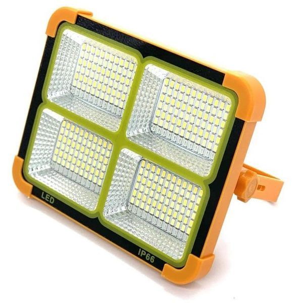 Потужний ліхтар - прожектор із сонячною панеллю та функцією Power bank Solar LED light 12000 mAH ws43433 фото