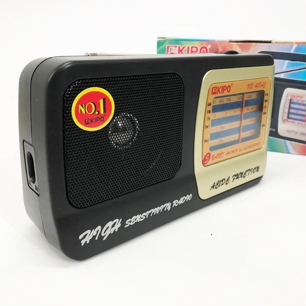 Радиоприёмник KIPO KB-408 AC мощный радио FM c usb питание от батарейки R20 или от сети ws46967 фото