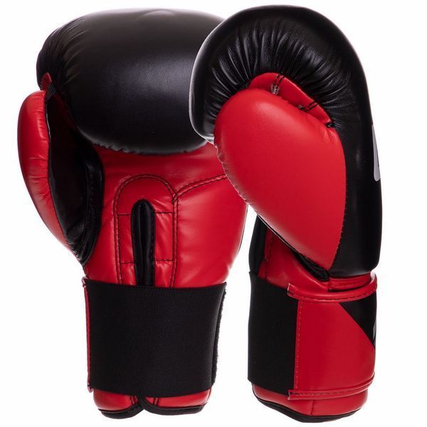 Перчатки боксерские на липучке PU UFC PRO Compact UHK-69998 S-M красный-черный UHK-69998 фото
