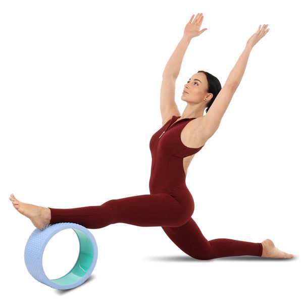 Колесо для йоги массажное SP-Sport Fit Wheel Yoga FI-2439 голубой-мятный FI-2439 фото