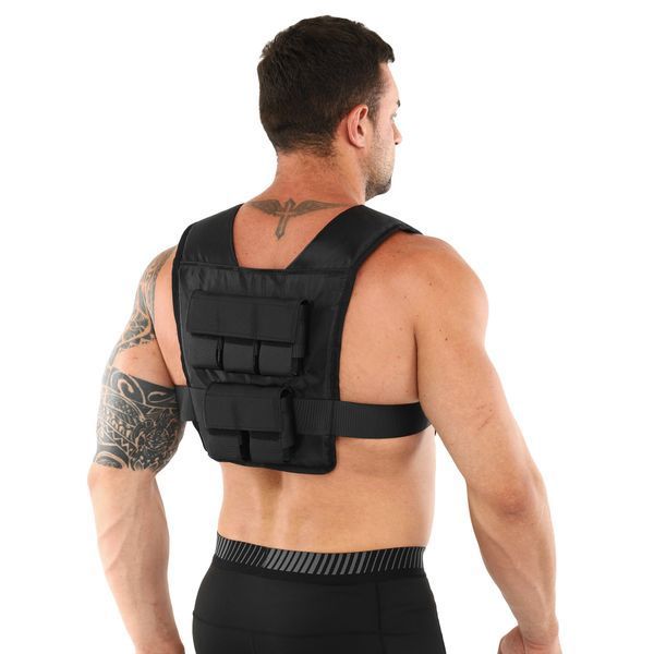 Жилет обважнювач з регульованою вагою Zelart WEIGTH VEST TA-7815-10 вага-1-10кг чорний TA-7815-10 фото