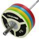 Бамперні диски поліуретанові Bumper Plates LiveUp LP8027-5 o50.5мм 5кг білий-чорний LP8027-5 фото 6