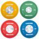 Бамперні диски гумові Bumper Plates LiveUp LP8335-25 o50.5мм 25кг червоний LP8335-25 фото 6