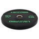 Бамперные диски резиновые Bumper Plates LiveUp LP8331-10 o50.5мм 10кг черный LP8331-10 фото 3