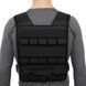 Жилет утяжелитель с регулируемым весом Zelart WEIGTH VEST TA-7815-30 вес-1-30кг черный TA-7815-30 фото 5