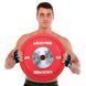 Бамперні диски гумові Bumper Plates LiveUp LP8335-25 o50.5мм 25кг червоний LP8335-25 фото 12