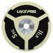 Бамперні диски поліуретанові Bumper Plates LiveUp LP8027-5 o50.5мм 5кг білий-чорний LP8027-5 фото 2