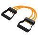 Эспандер трубчатый с ручками SP-Sport Resistance Band 8021-4 нагрузка-18кг длина-75см желтый 8021-4 фото 1